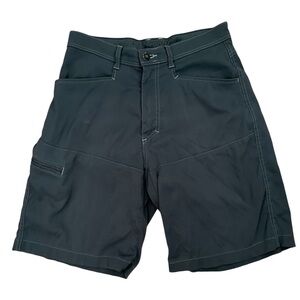Wrangler Shorts Men's Gray Outdoor Series Nylon Stretch Performance Shorts SZ S